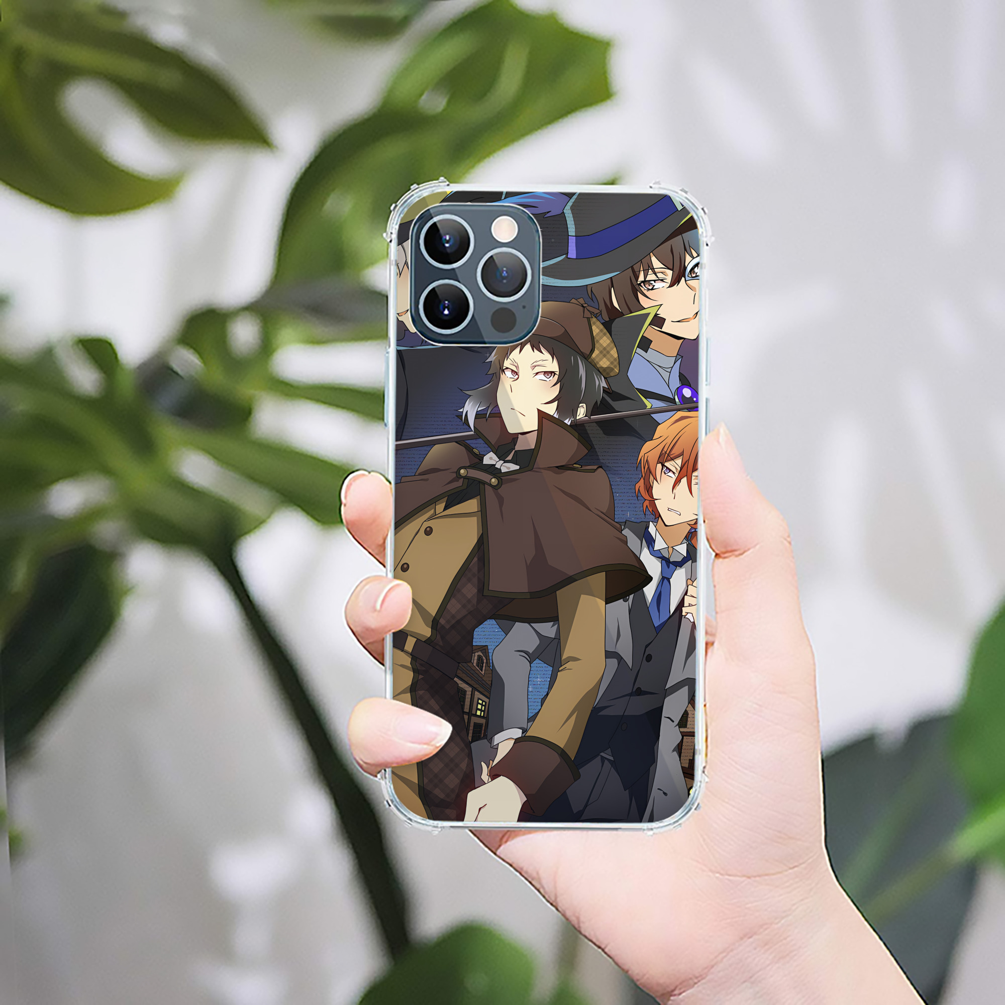 文豪ストレイドッグス Bungo Stray Dogs 【iPhone 12シリーズ対応】透明スマホケース（クリアソフトケース）
